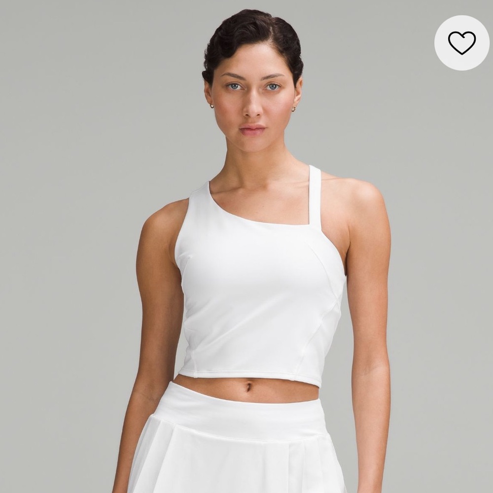 Lululemon Everlux Asymmetrical Tennis Tank Top, Medium Support, B/C Cup